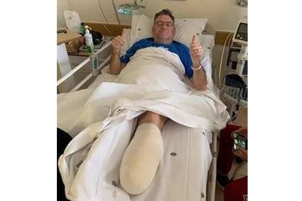Man's foot amputated after he was shot during a farm attack